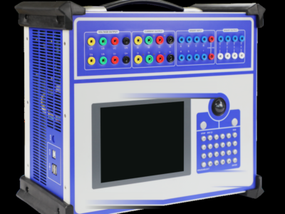 VAE-660 relay test set — three-quarter view, left